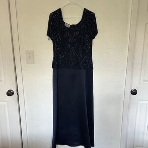 Stenay Vintage Maxi Dress with Silk Beaded Bodice